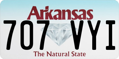 AR license plate 707VYI