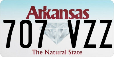 AR license plate 707VZZ