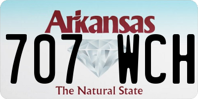 AR license plate 707WCH