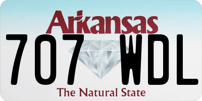 AR license plate 707WDL