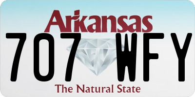 AR license plate 707WFY