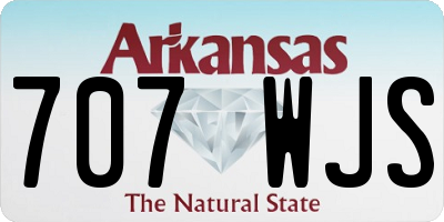 AR license plate 707WJS