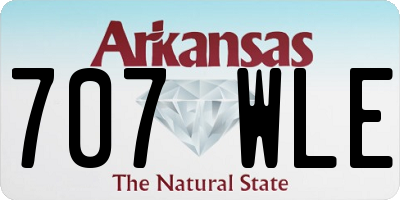 AR license plate 707WLE