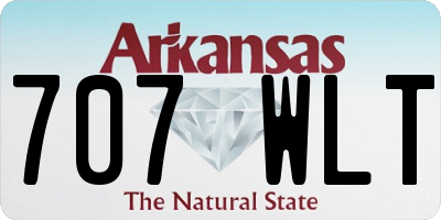 AR license plate 707WLT