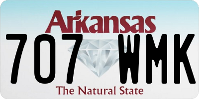 AR license plate 707WMK