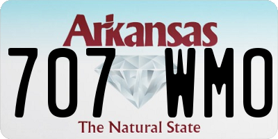 AR license plate 707WMO