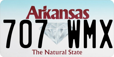 AR license plate 707WMX