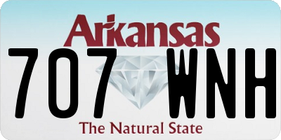 AR license plate 707WNH