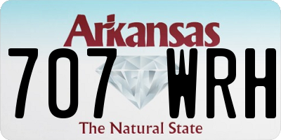 AR license plate 707WRH