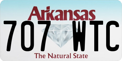 AR license plate 707WTC