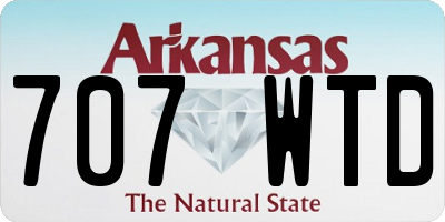AR license plate 707WTD