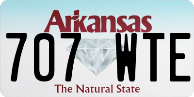 AR license plate 707WTE