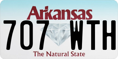 AR license plate 707WTH