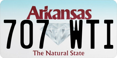 AR license plate 707WTI