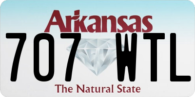 AR license plate 707WTL
