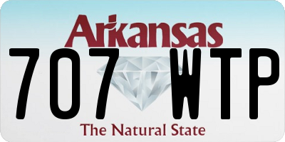 AR license plate 707WTP