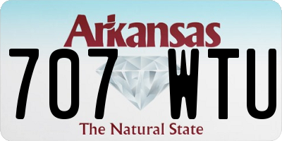 AR license plate 707WTU
