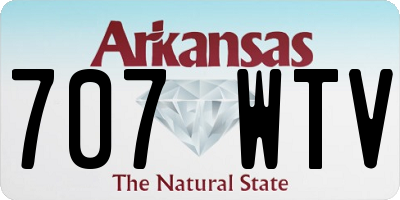 AR license plate 707WTV