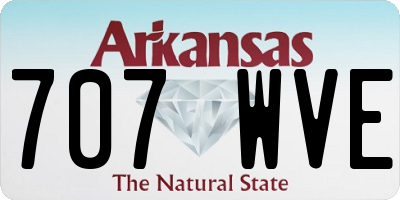AR license plate 707WVE