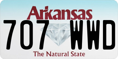 AR license plate 707WWD