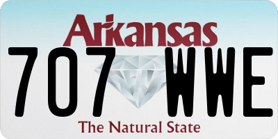 AR license plate 707WWE