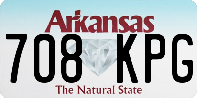 AR license plate 708KPG