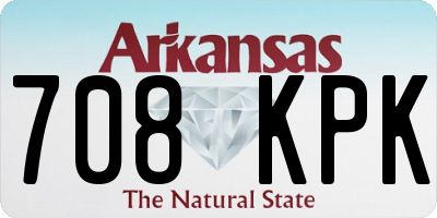 AR license plate 708KPK