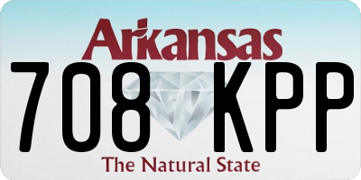 AR license plate 708KPP