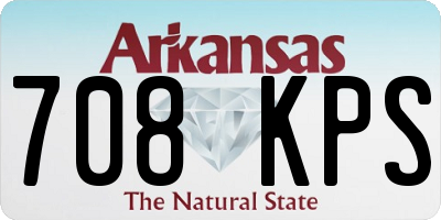 AR license plate 708KPS