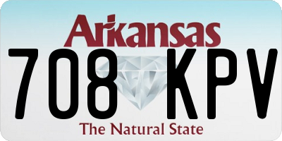 AR license plate 708KPV