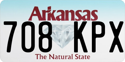 AR license plate 708KPX