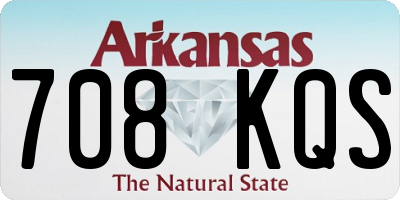 AR license plate 708KQS