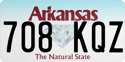 AR license plate 708KQZ