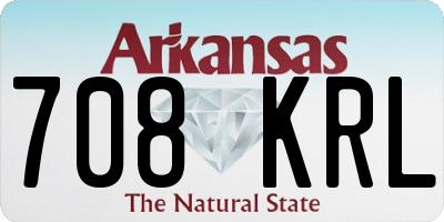 AR license plate 708KRL