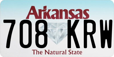 AR license plate 708KRW