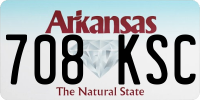 AR license plate 708KSC
