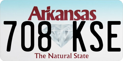 AR license plate 708KSE