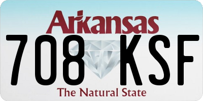 AR license plate 708KSF
