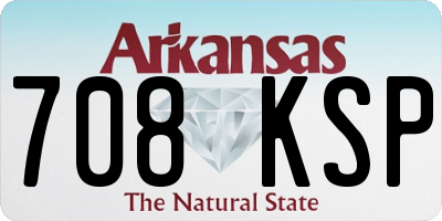 AR license plate 708KSP