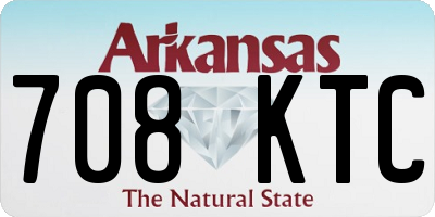 AR license plate 708KTC