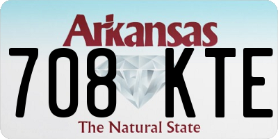 AR license plate 708KTE