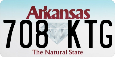 AR license plate 708KTG