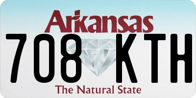 AR license plate 708KTH