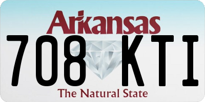 AR license plate 708KTI