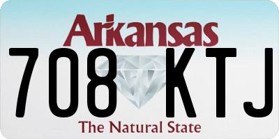 AR license plate 708KTJ