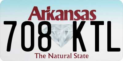 AR license plate 708KTL