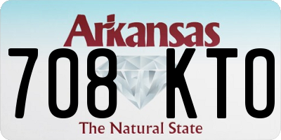 AR license plate 708KTO