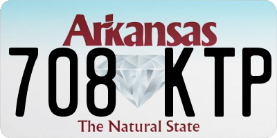 AR license plate 708KTP
