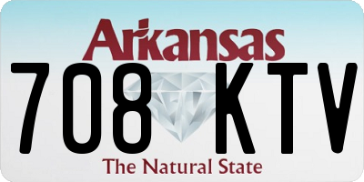 AR license plate 708KTV