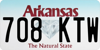 AR license plate 708KTW